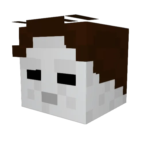 Xgamer47 Minecraft avatar head, 3D render