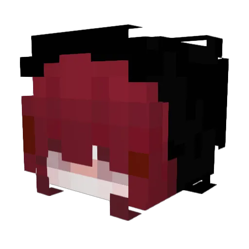 Xgotay Minecraft avatar head, 3D render