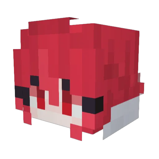 XherryBo0n Minecraft avatar head, 3D render