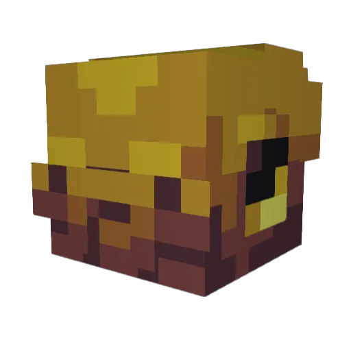 Xhodan Minecraft avatar head, 3D render