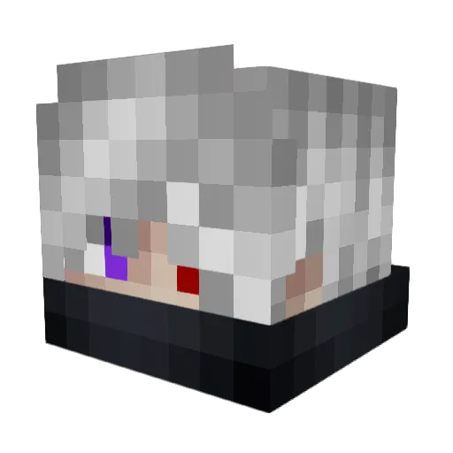 Xhosa_00 Minecraft avatar head, 3D render