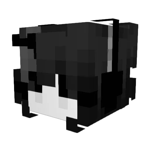 Xi_MoRRR Minecraft avatar head, 3D render
