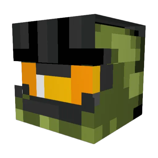 Xian_know Minecraft avatar head, 3D render