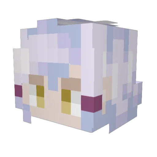 XiangMo2008 Minecraft avatar head, 3D render