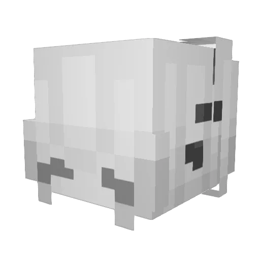 XiaoXitz Minecraft avatar head, 3D render