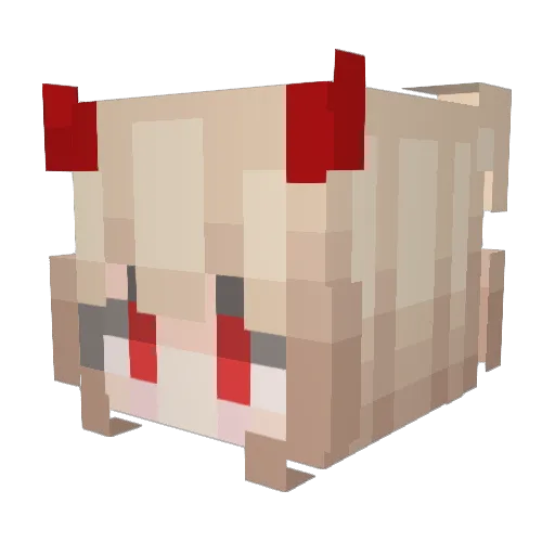 XiaoYang23333 Minecraft avatar head, 3D render