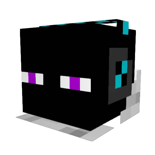 XiaoZuo414 Minecraft avatar head, 3D render