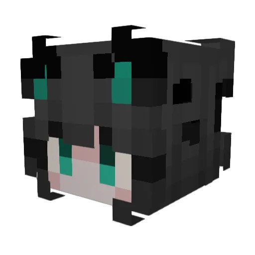 Xiaojuz_19 Minecraft avatar head, 3D render