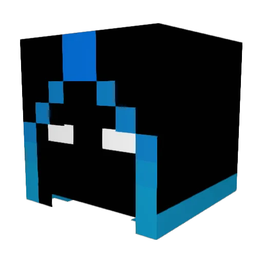 Xiaopen2k Minecraft avatar head, 3D render