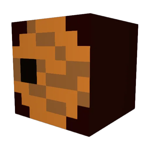 Xiarodo Minecraft avatar head, 3D render