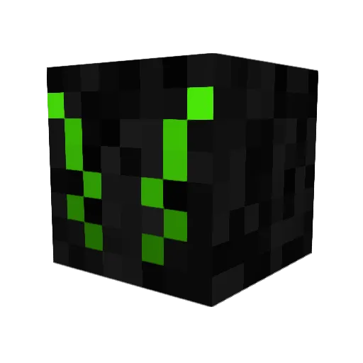 Xichti Minecraft avatar head, 3D render