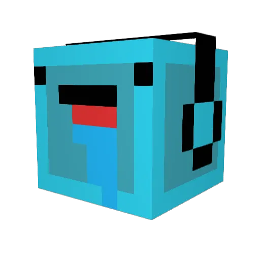 Xickyy Minecraft avatar head, 3D render