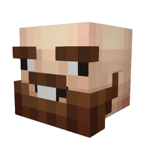 Xicy94 Minecraft avatar head, 3D render