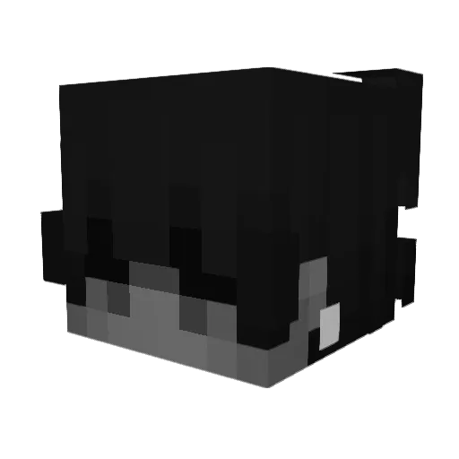 Xif1199 Minecraft avatar head, 3D render