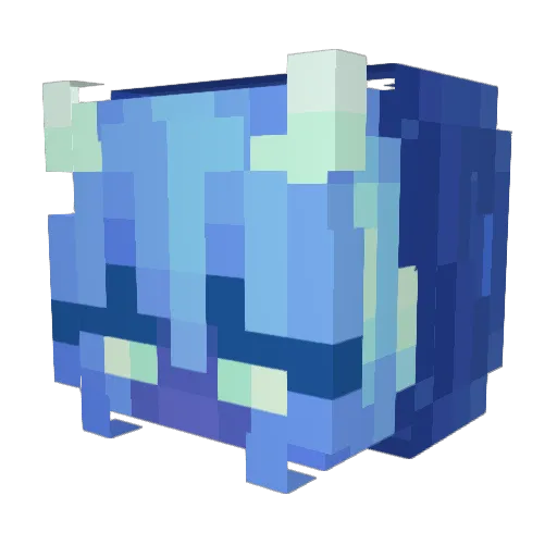 Xifers Minecraft avatar head, 3D render