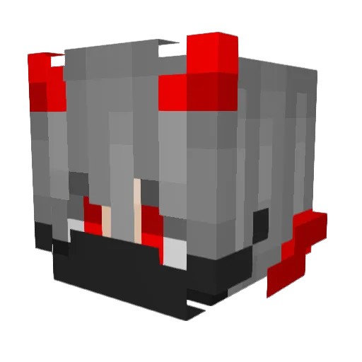 XifyTR Minecraft avatar head, 3D render