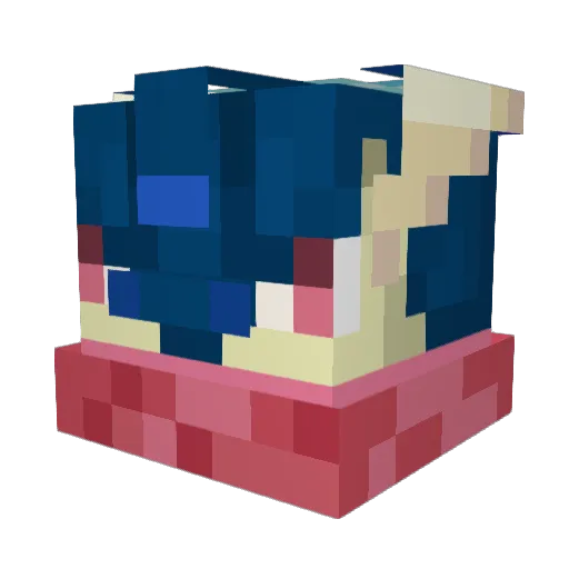 Xigil_Sigil Minecraft avatar head, 3D render