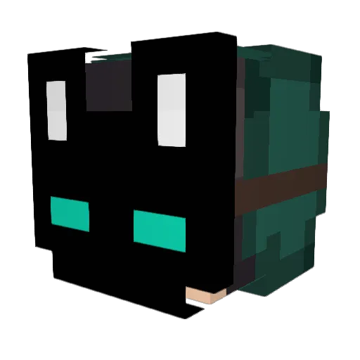 Xihonel_05 Minecraft avatar head, 3D render