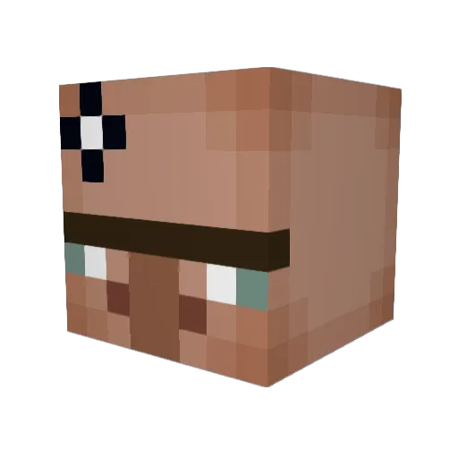 Xikillo Minecraft avatar head, 3D render