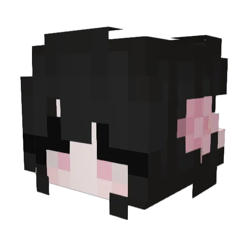 Xikooo Minecraft avatar head, 3D render