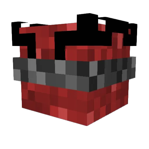 Xilef9999 Minecraft avatar head, 3D render