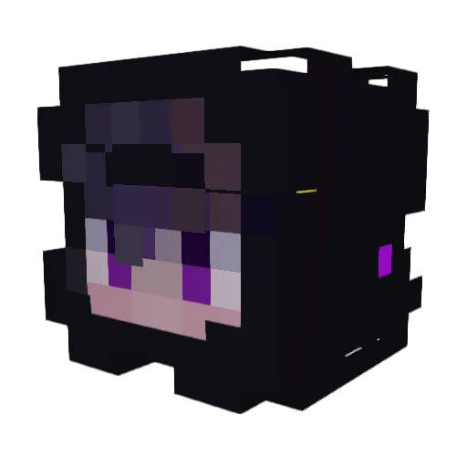 Xiloenix Minecraft avatar head, 3D render