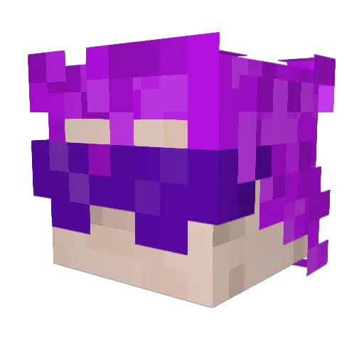 Ximeshi20 Minecraft avatar head, 3D render