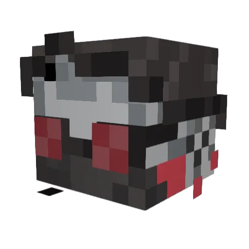 XimmortalBeast Minecraft avatar head, 3D render