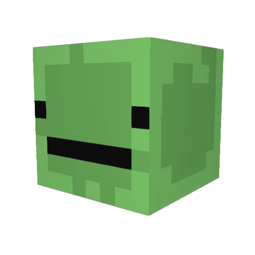 Xin_H Minecraft avatar head, 3D render