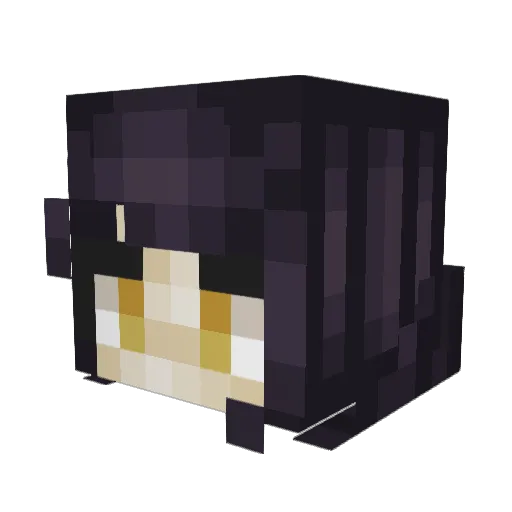 Xinefere_ Minecraft avatar head, 3D render