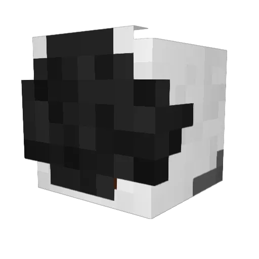 XinfamousAce Minecraft avatar head, 3D render
