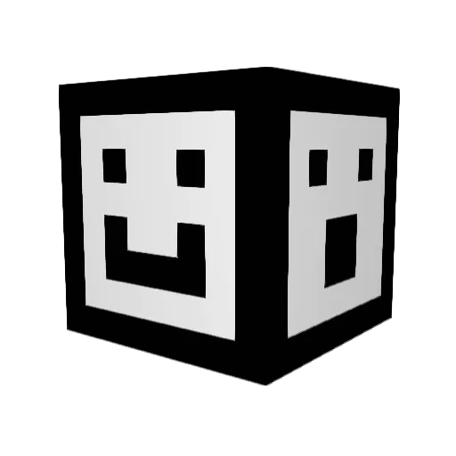 XingHai_1 Minecraft avatar head, 3D render