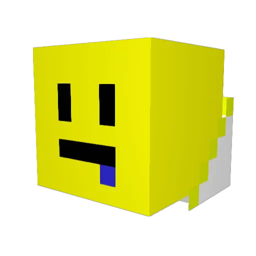 XingYanFred Minecraft avatar head, 3D render