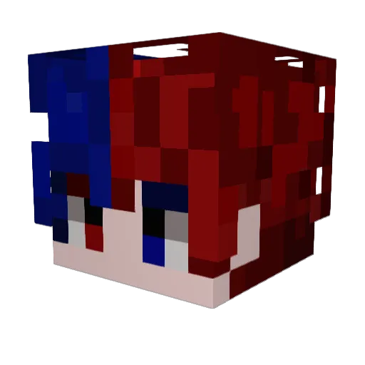 XingYu_HS Minecraft avatar head, 3D render