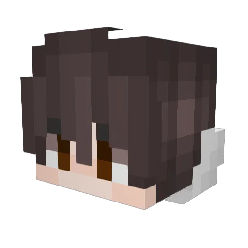 XingYun5 Minecraft avatar head, 3D render