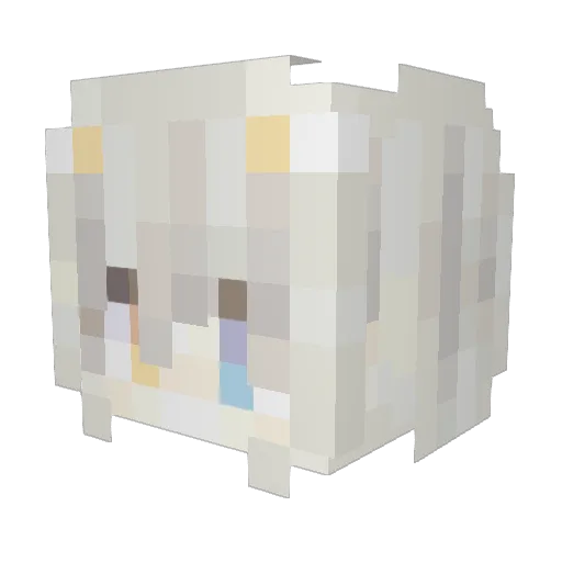 Xing_Tian_Yu Minecraft avatar head, 3D render