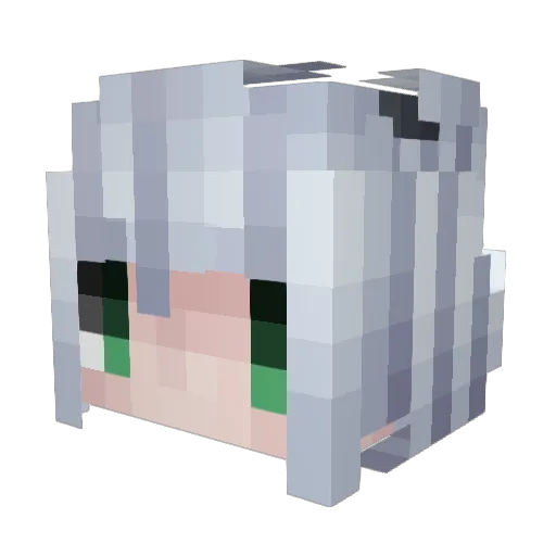 Xing__Ke Minecraft avatar head, 3D render