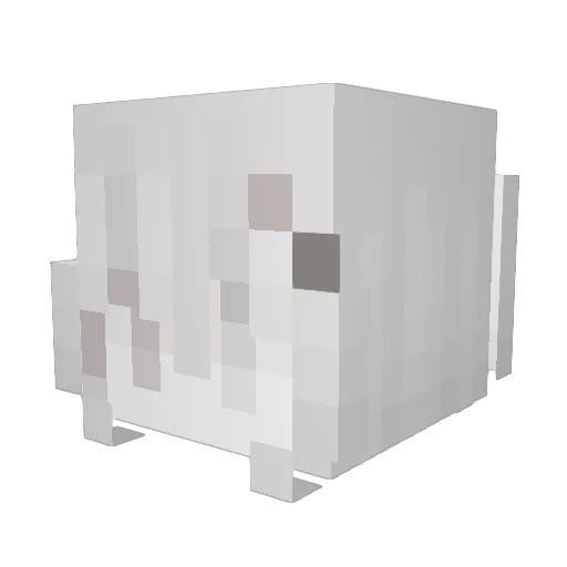 Xingluo_ Minecraft avatar head, 3D render