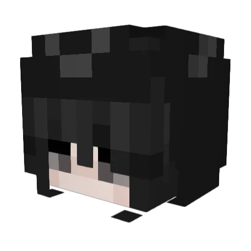 Xinlaka Minecraft avatar head, 3D render
