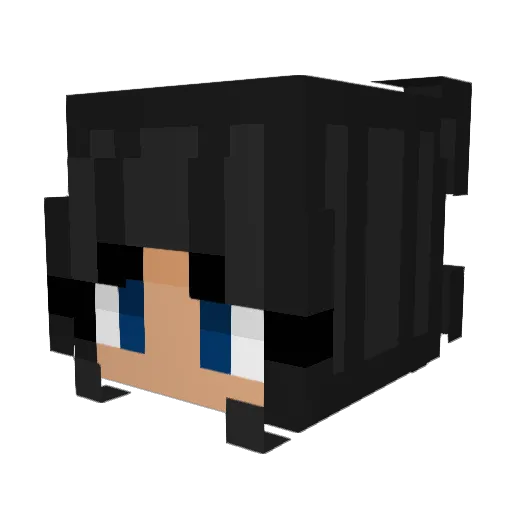 Xinstaller Minecraft avatar head, 3D render