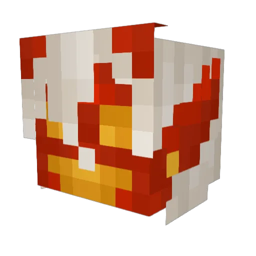 Xintaryiel Minecraft avatar head, 3D render