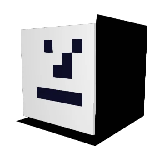 XionCannon Minecraft avatar head, 3D render