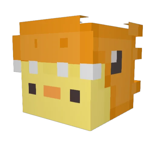 Xiory____ Minecraft avatar head, 3D render
