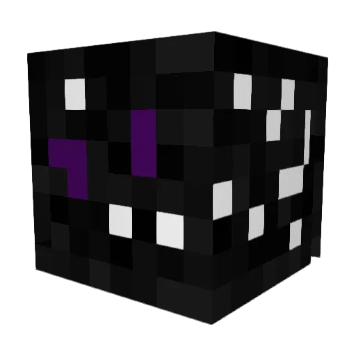 Xioung Minecraft avatar head, 3D render