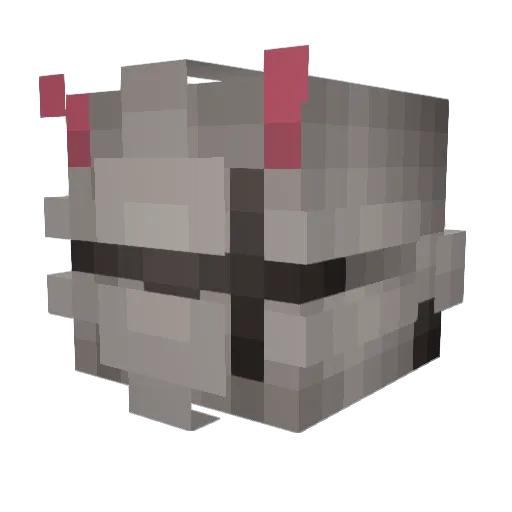 Xiphonox Minecraft avatar head, 3D render