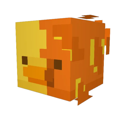 Xippo69 Minecraft avatar head, 3D render