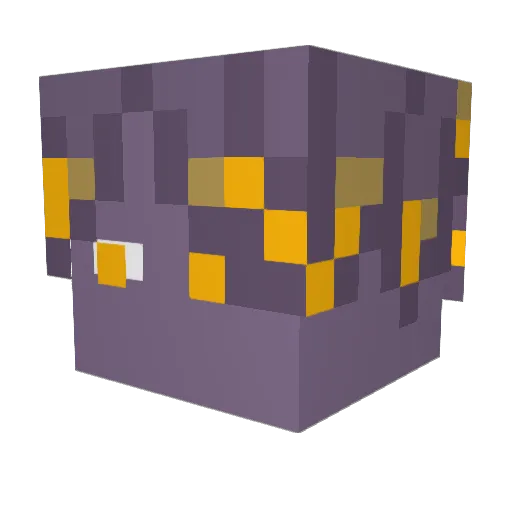 Xir_qia Minecraft avatar head, 3D render