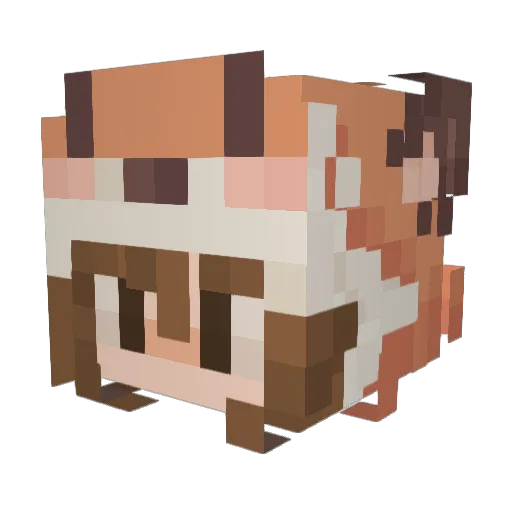 Xirio Minecraft avatar head, 3D render