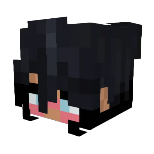 Xis_ic Minecraft avatar head, 3D render