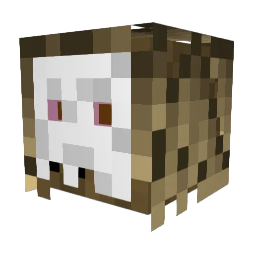 Xisf Minecraft avatar head, 3D render